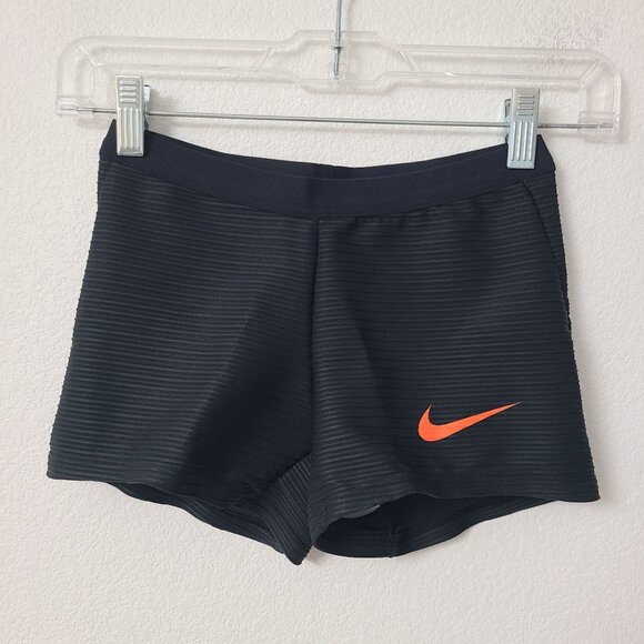 NEW Nike Womens Pro Elite Running Shorts DA2997-014 Size XXL Black - Picture 1 of 4